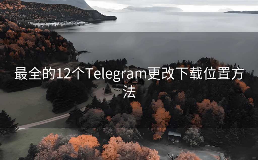 安卓与PC版Telegram下载路径设置